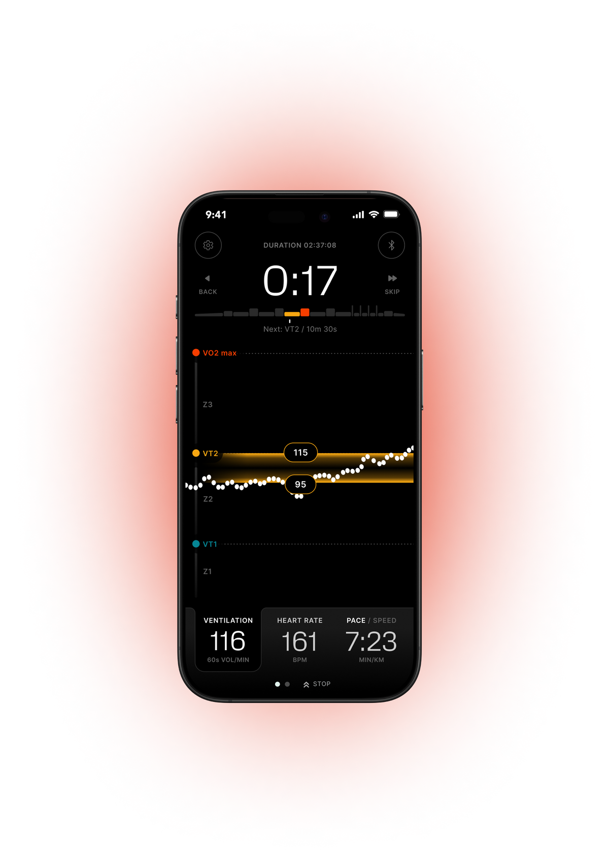 Target Workout Intentions in Real-Time